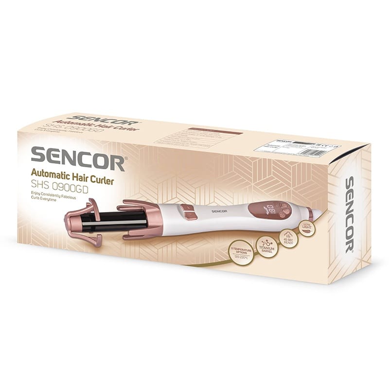 Sencor Ondulator de par Ondulator Par Automat Sencor SHS0900GD | Auriu