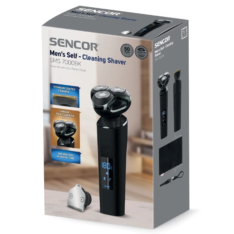 Sencor Aparat de ras Aparat de Ras Rotativ Sencor SMS7000BK | Negru