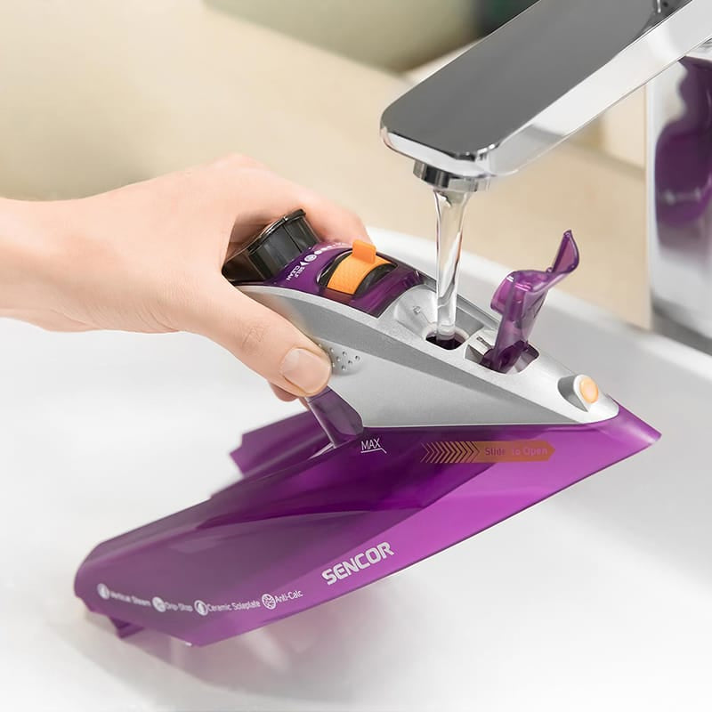 Sencor Fier de calcat Fier de Calcat Sencor SSI8710VT | 2400W, Talpa Ceramica, Abur Continuu