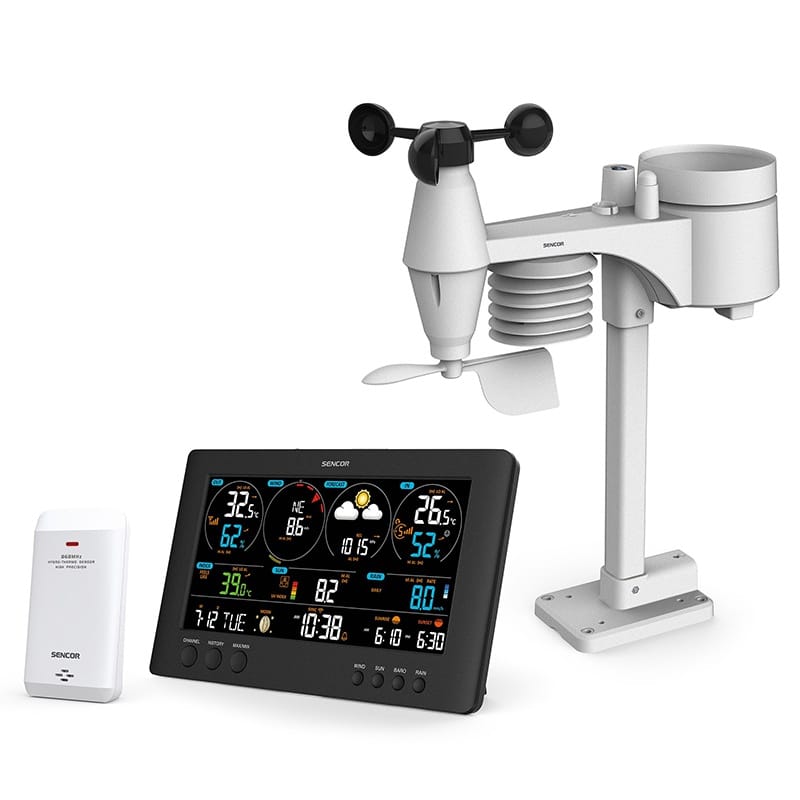 Sencor Statie meteo Statie Meteo Sencor SWS 12500 | WiFi, Profesionala, Senzor Exterior