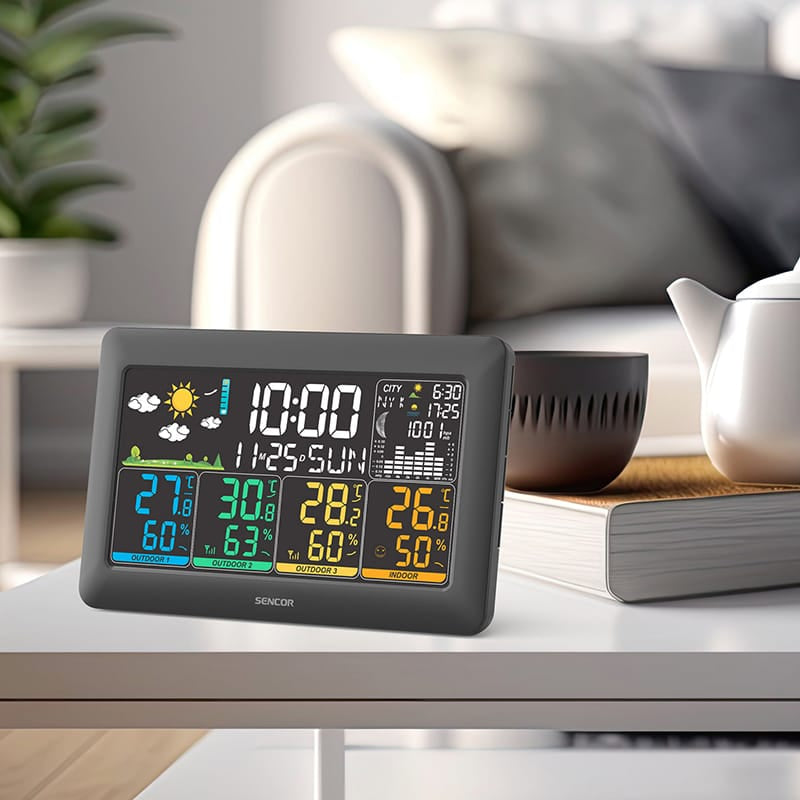 Sencor STATIE METEO 3 SENZORI WIRELESS SWS 6300 SENCOR