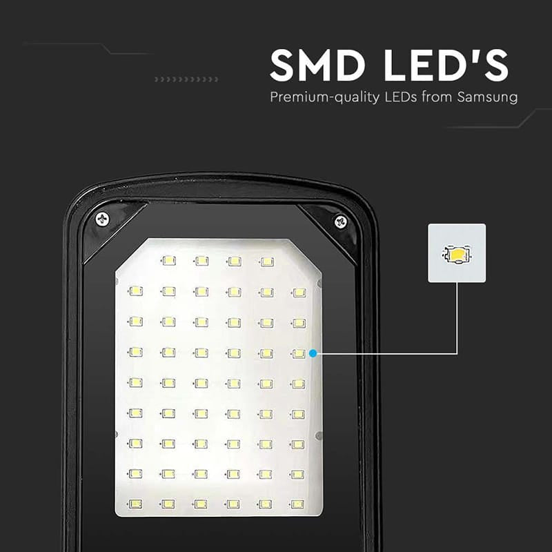 V-Tac Corp iluminat CORP ILUMINAT STRADAL LED 50W 6500K - NEGRU
