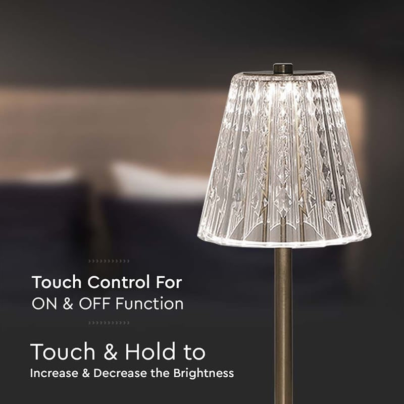 V-Tac Lampa birou LAMPA BIROU 3W 3IN1 CU ACUMULATOR 1800MAH - NICKEL AURIU