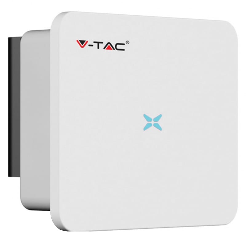V-Tac Invertor Solar On-Grid Trifazat V-Tac 5kW, IP65, MPPT 180-1000V, 230/400V, Garanție 10 Ani