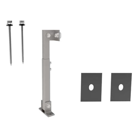 V-Tac Picior spate reglabil V-Tac 420/415 mm, unghi 10–15° pentru panou fotovoltaic, seria 700 (VT-545/VT-450)