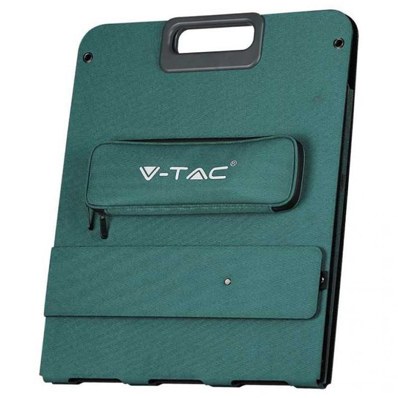 V-Tac Panou solar Panou Fotovoltaic Portabil Pliabil V-Tac 240W (2x120W), 17.6V, 12.72A, Dimensiune extinsă 1930x430mm