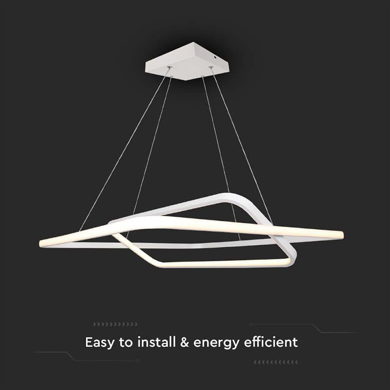 V-Tac Candelabru LED Candelabru LED V-Tac dimabil 50W, 3000K alb cald, 5150 lm, alb, 60x60x120 cm, IP20