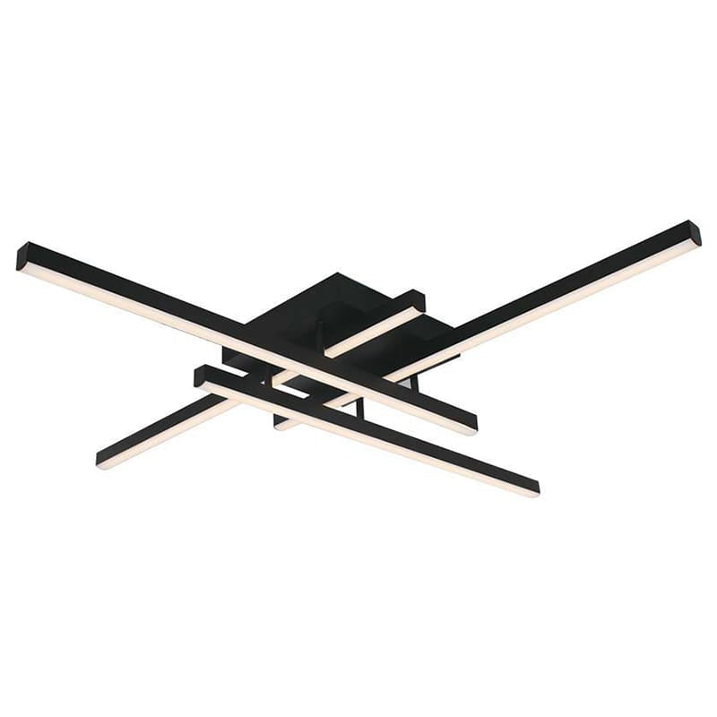 V-Tac Candelabru LED Candelabru LED V-Tac dimabil 38W, 3000K, 4100 lm, 85x85x10,5 cm, negru IP20