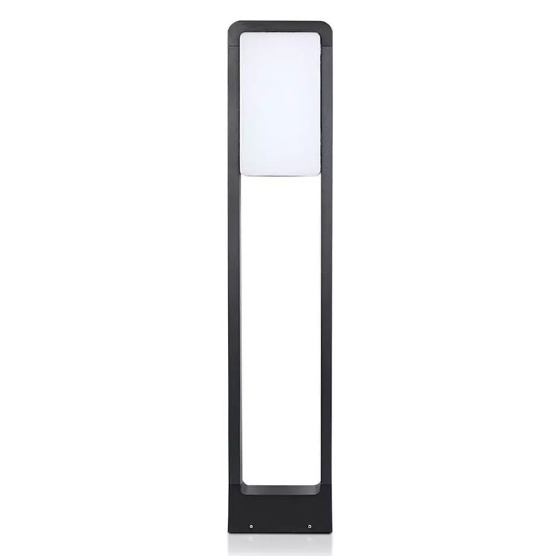 V-Tac Lampă LED stâlp grădină V-Tac 10W, IP65, 6400K Alb Rece, 900 lm, Negru