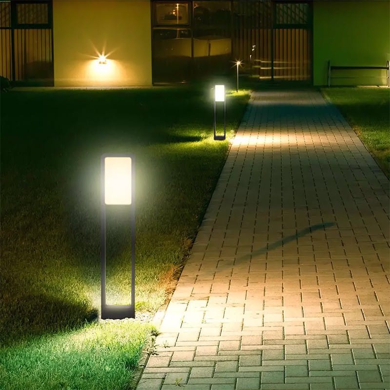 V-Tac Lampă LED stâlp grădină V-Tac 10W, IP65, 6400K Alb Rece, 900 lm, Negru