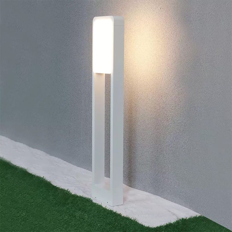 V-Tac Lampă LED exterior/grădină V-Tac 10W, IP65, 6400K alb rece, 900 lm, carcasă aluminiu, alb