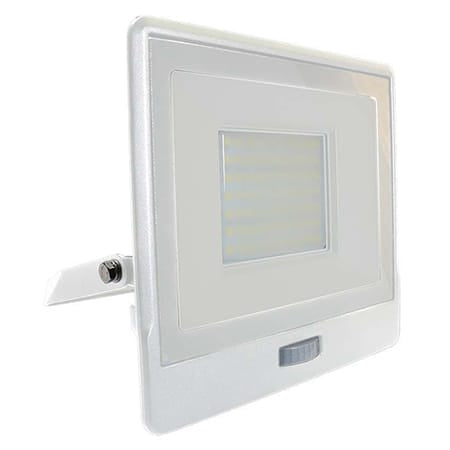 V-Tac Reflector LED REFLECTOR LED SMD 50W 4000K IP65 CU SENZOR MISCARE - ALB