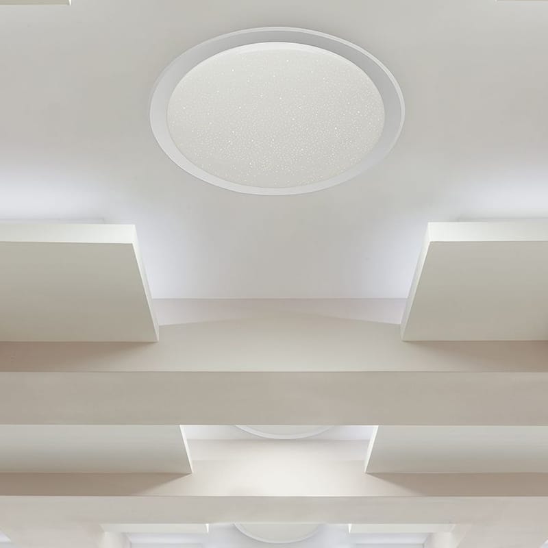 V-Tac Plafoniera LED Plafonieră LED V-Tac 60W Rotundă, Dimabilă cu Telecomandă, 3 CCT 3000K/4000K/6400K, 6000 lm, IP20, Alb, 565 mm