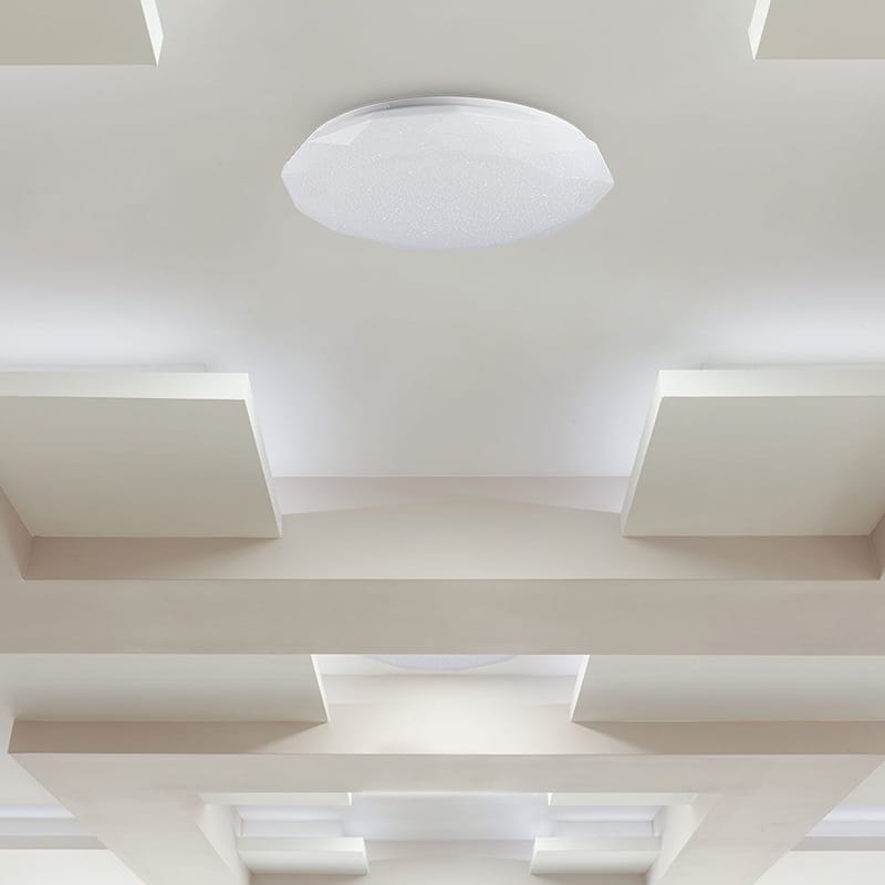 V-Tac Aplica LED rotundă V-Tac 60W 6000lm, 3 temperaturi de culoare, dimabilă cu telecomandă, alb, Ø500 mm