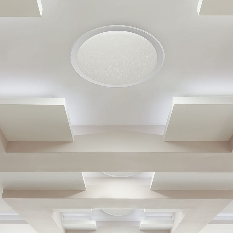 V-Tac Aplica LED V-Tac 72W Rotundă 3in1 Dimabilă cu Telecomandă, 7200 lm, Alb, 670 mm