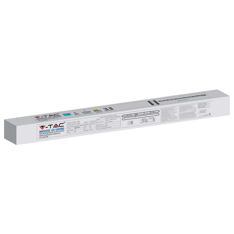 V-Tac Corp iluminat Corp iluminat LED V-Tac 36W 120cm IP65 cu kit emergență, 6500K alb rece, 4320 lm, cip Samsung