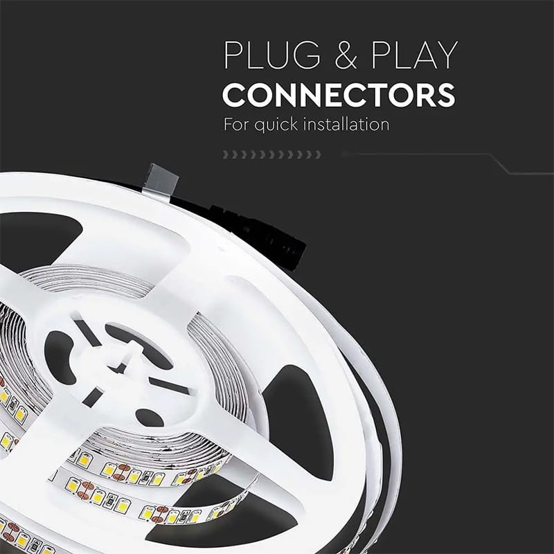V-Tac Banda LED BANDA LED SMD3528 120LED/M 4000K IP20 5M