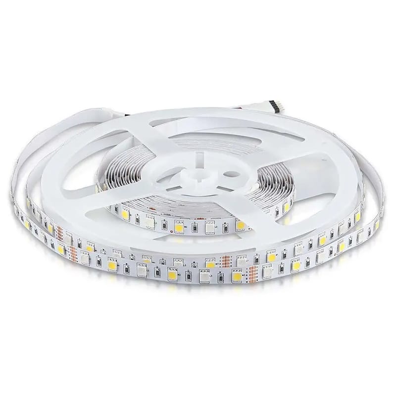 V-Tac Banda LED BANDA LED SMD5050 60LED/M RGB + ALB RECE IP20 5M