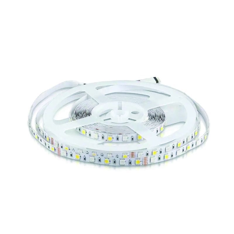 V-Tac Banda LED BANDA LED SMD5050 60LED/M RGB + ALB CALD IP20 5M