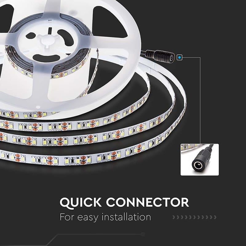 V-Tac Banda LED BANDA LED SMD2835 120LED/M 24V 6500K IP20 10M