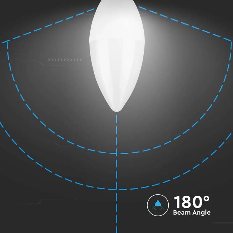 V-Tac Bec LED BEC LED E14 3.7W 4000K ALB NEUTRU