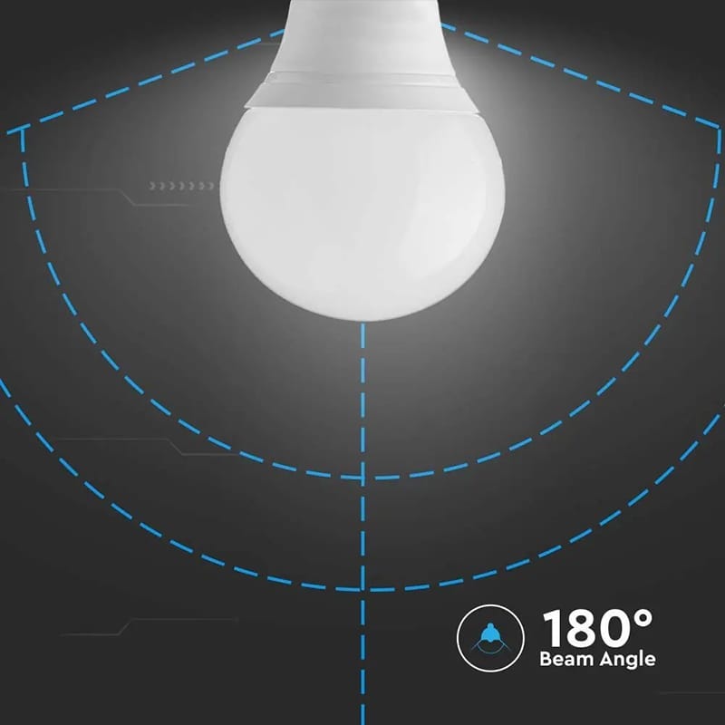 V-Tac Bec LED BEC LED E14 P45 4.5W 4000K ALB NEUTRU