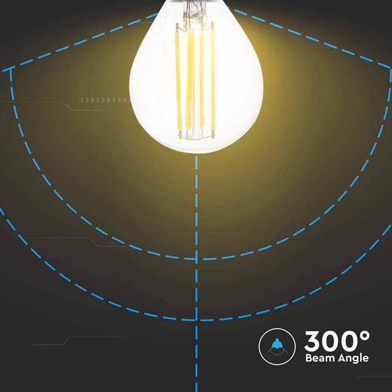 V-Tac Bec BEC E14 CU FILAMENT LED 4W 3000K
