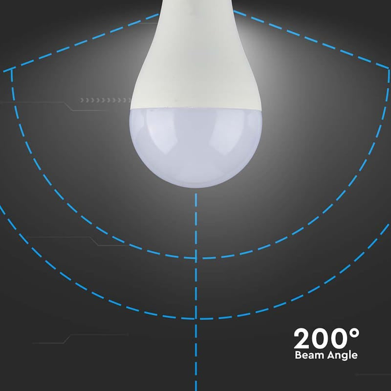 V-Tac Bec LED BEC LED A65 E27 17W 4000K ALB NEUTRU