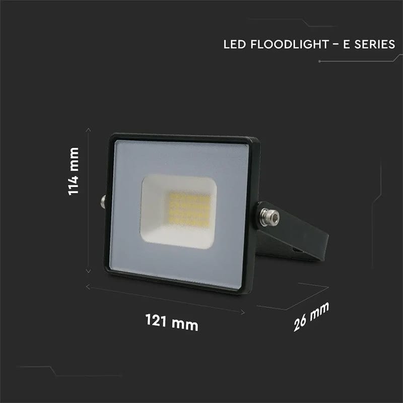 V-Tac Reflector LED REFLECTOR LED SMD 20W 6400K IP65 - NEGRU