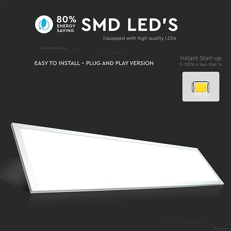 V-Tac Panou LED PANOU LED 29W 120CM X 30CM 4500K ALB NEUTRU