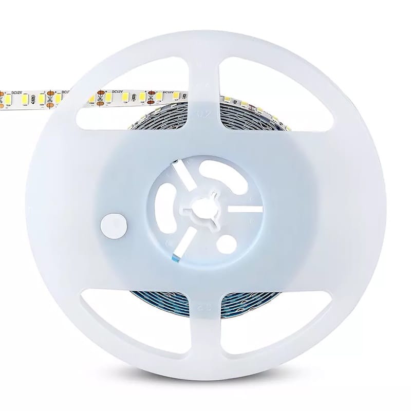 V-Tac Banda LED Bandă LED V-Tac SMD5730 5m 12V 120 LED/m 4500K Alb Neutru IP20 18W/m 3000 lm/m 8mm