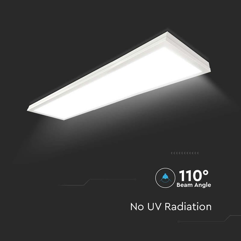 V-Tac Panou LED PANOU LED APLICABIL 36W 120 X 30CM 6500K ALB RECE