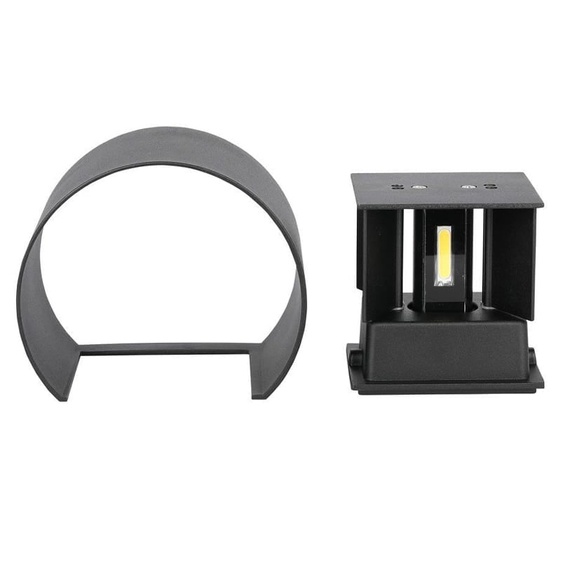 V-Tac Lampa LED LAMPA LED 6W IP65 4000K - NEGRU