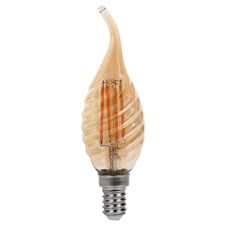 V-Tac Bec LED BEC LED E14 4W CU FILAMENT 2200K ALB CALD