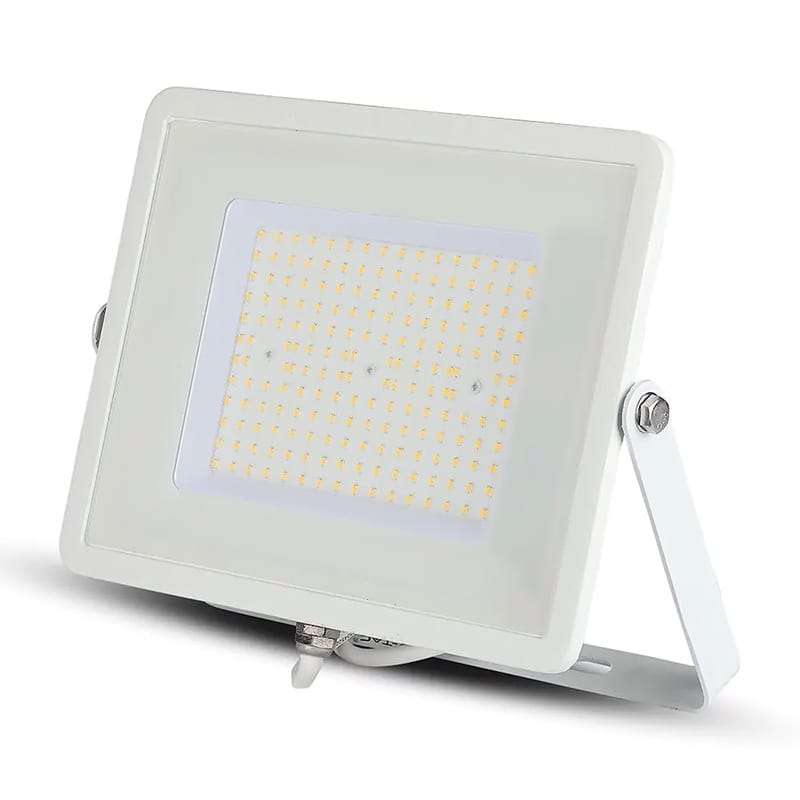 V-Tac Reflector LED Slim V-Tac 100W Samsung SMD, 11500 lm (115 lm/W), 4000K Alb Natural, IP65, Negru