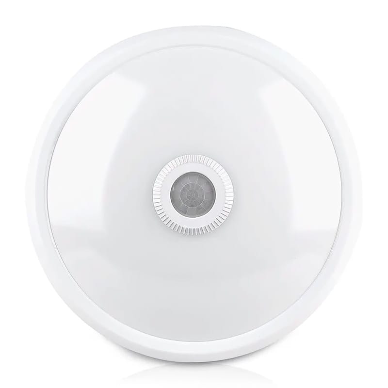 V-Tac Plafoniera LED PLAFONIERA LED 12W IP20 SENZOR DE MISCARE 6400K ALB RECE