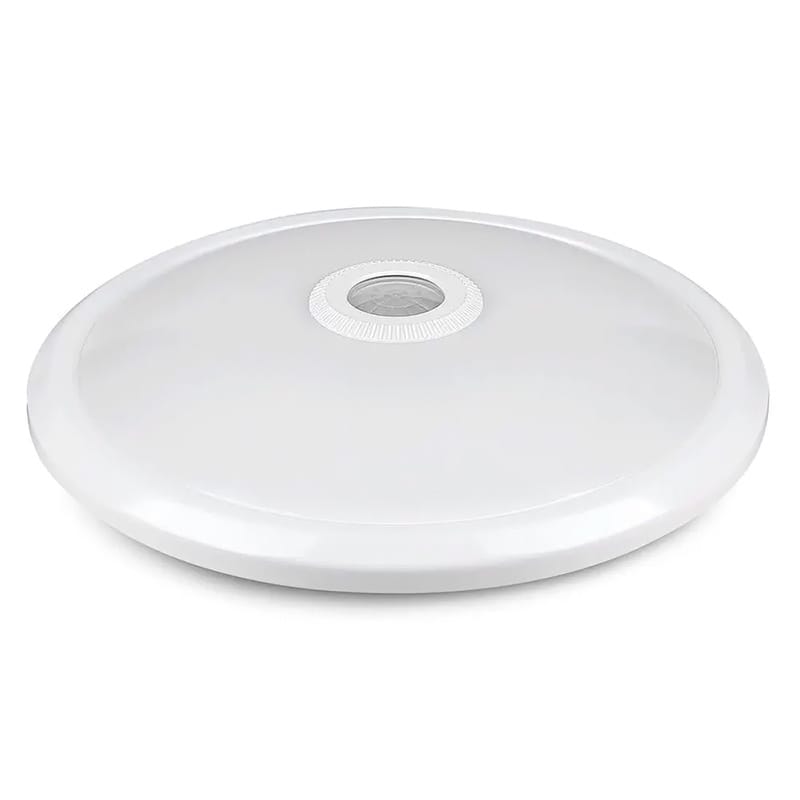 V-Tac Plafoniera LED PLAFONIERA LED 12W IP20 SENZOR DE MISCARE 6400K ALB RECE