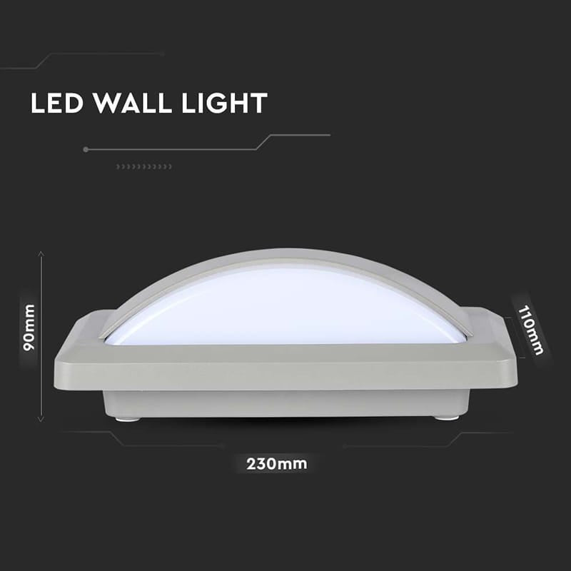 V-Tac Corp de iluminat exterior CORP ILUMINAT EXTERIOR 12W IP65 4000K ALB NEUTRU