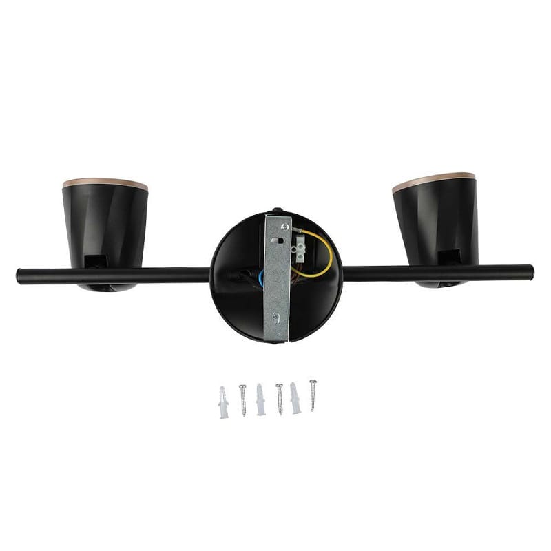 V-Tac Lampa LED LAMPA LED MONTAJ PERETE 2X6W 4000K ALB NEUTRU - NEGRU