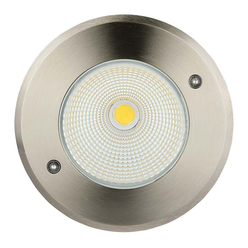 V-Tac Lampa LED Lampă LED încastrabilă pardoseală V-Tac IP67, 10W, 4000K, 850 lm, negru, inox/aluminiu/sticlă, 150x153 mm