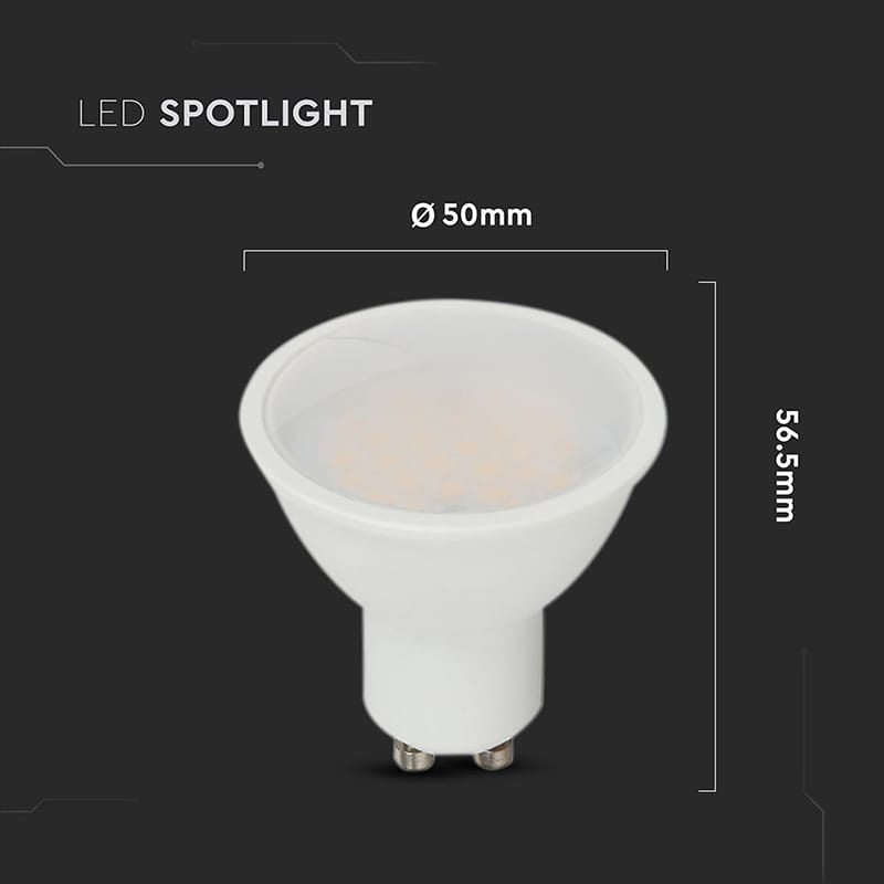 V-Tac Bec Spot LED BEC SPOT LED GU10 10W 4000K ALB NEUTRU, CIP CREE