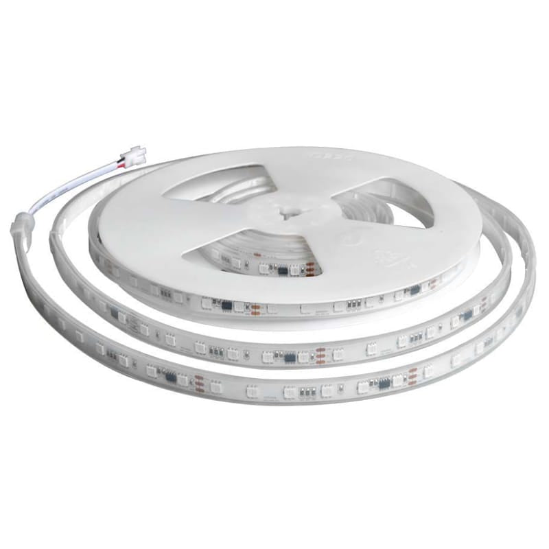 V-Tac Kit Bandă LED RGB SMD5050 5m 24V IP65 cu Alimentator, Controller Wi‑Fi/Bluetooth și Telecomandă V-Tac