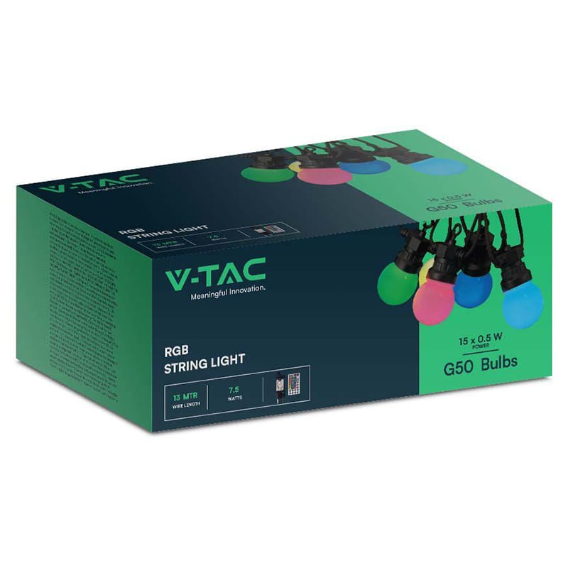 V-Tac SIR ILUMINAT FESTIV 0.5W RGB 13M IP44