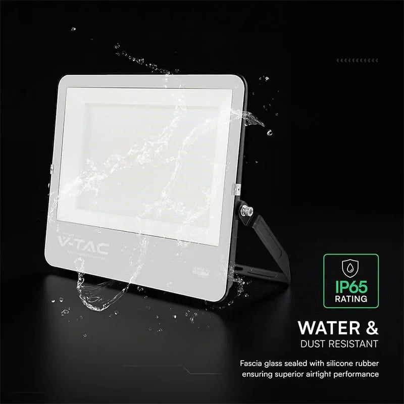 V-Tac Proiector LED Proiector LED V-Tac 300W SMD CREE 40500lm 6500K Alb Rece IP65 135lm/W Negru/Gris cu Cablu CIP