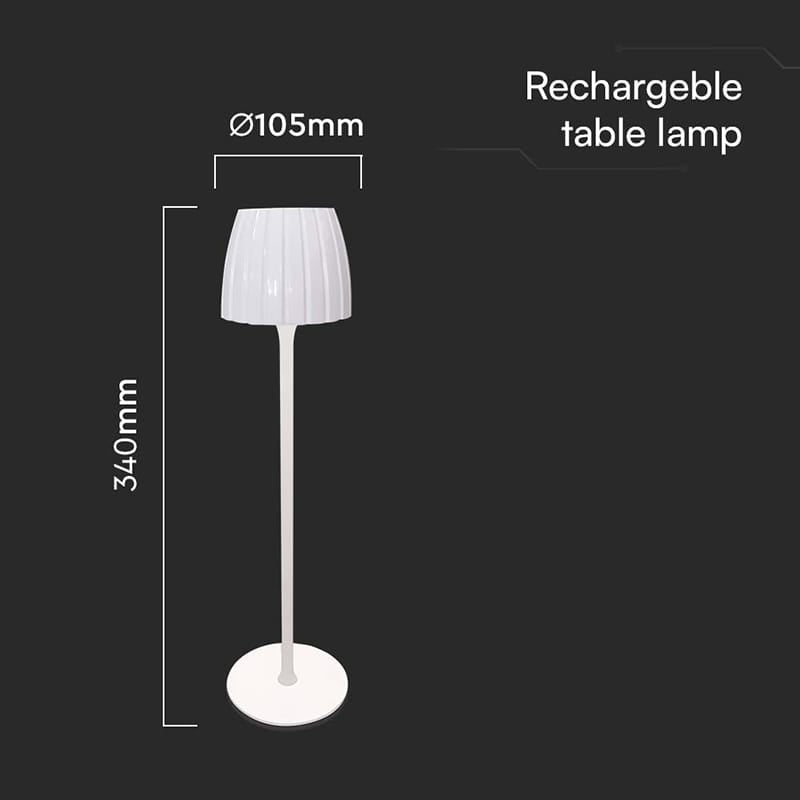 V-Tac Lampa LED LAMPA LED MASA 2.7W 3IN1 DIMABIL - ALB