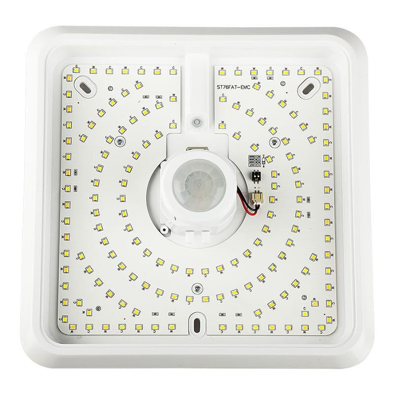 V-Tac Plafoniera LED PLAFONIERA LED 12W IP20 SENZOR DE MISCARE 3IN1 - ALB