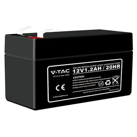 V-Tac ACUMULATOR GEL PLUMB 12V 1.2AH 97X43X57MM