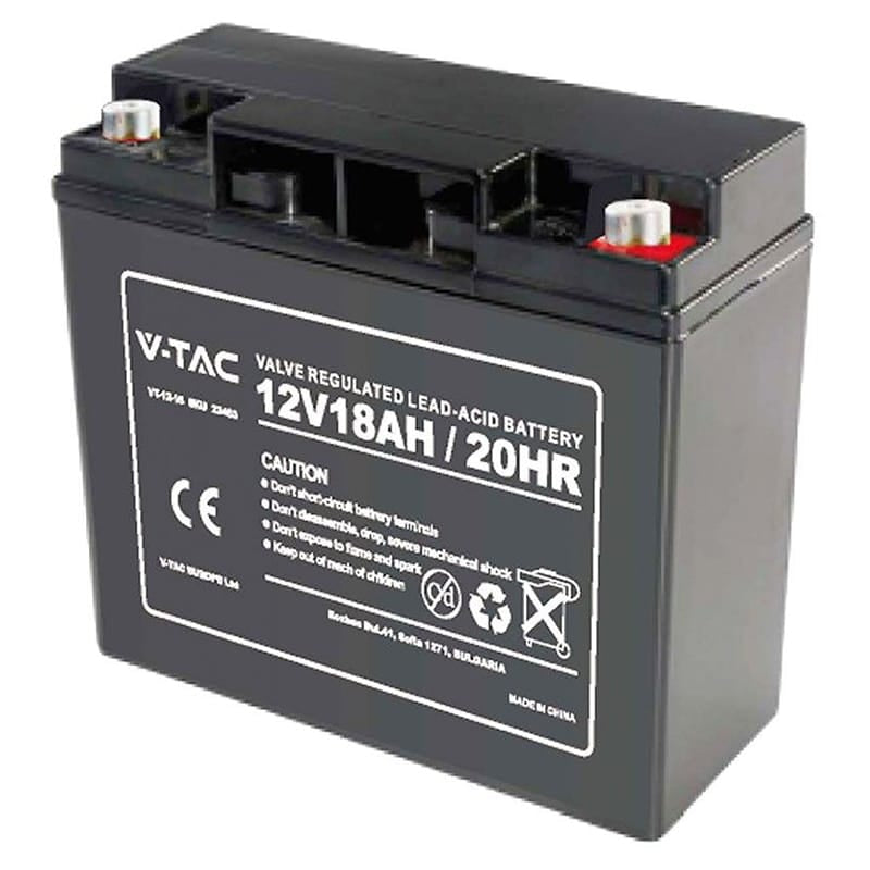 V-Tac ACUMULATOR GEL PLUMB 12V 18AH 180X77X167MM