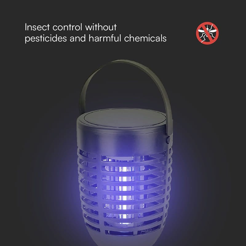 V-Tac APARAT ANITI-INSECTE CU INCARCARE SOLARA 3IN1 1.3W
