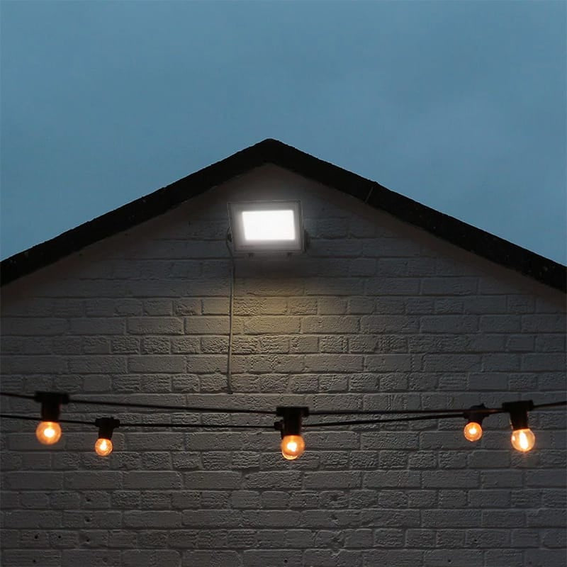 V-Tac Reflector LED REFLECTOR LED SMD 100W 3IN1 IP65 CABLU - GRI